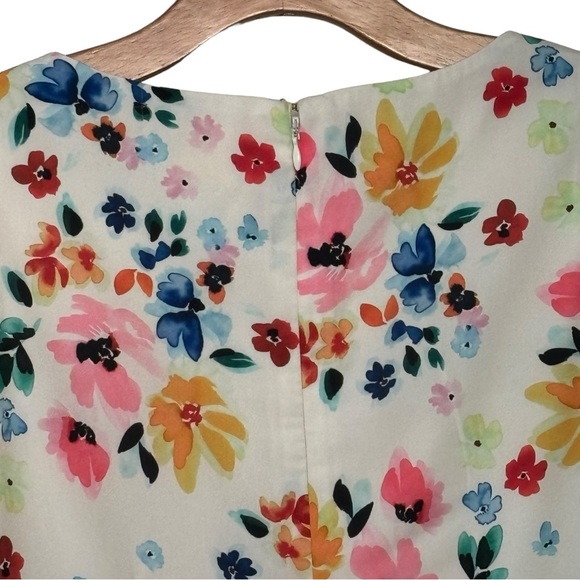 CECE By CYNTHIA STEFFE Sleeveless Floral Drop Waist Charley Dress 4 - Picture 7 of 11